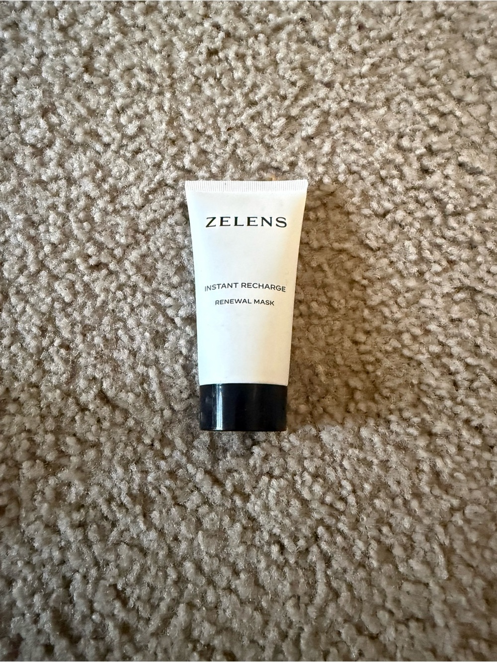 Zele White Skincare Mask Tube with Black Cap